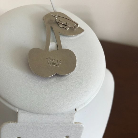 Cute Cherry Pin Brooch Pre-Owned. - Picture 7 of 13